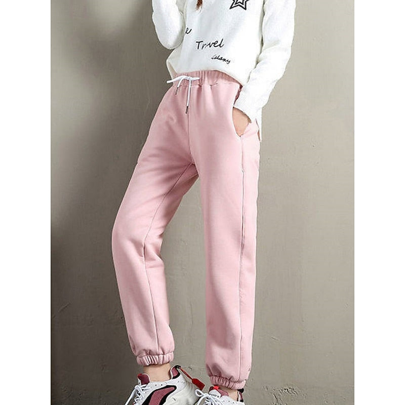 High-Waisted Relaxed Fit Joggers