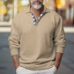 Polo-Collar Sweatshirt