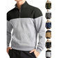 Textured Quarter-Zip Sweatshirt