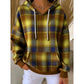Checked Relaxed Hoodie