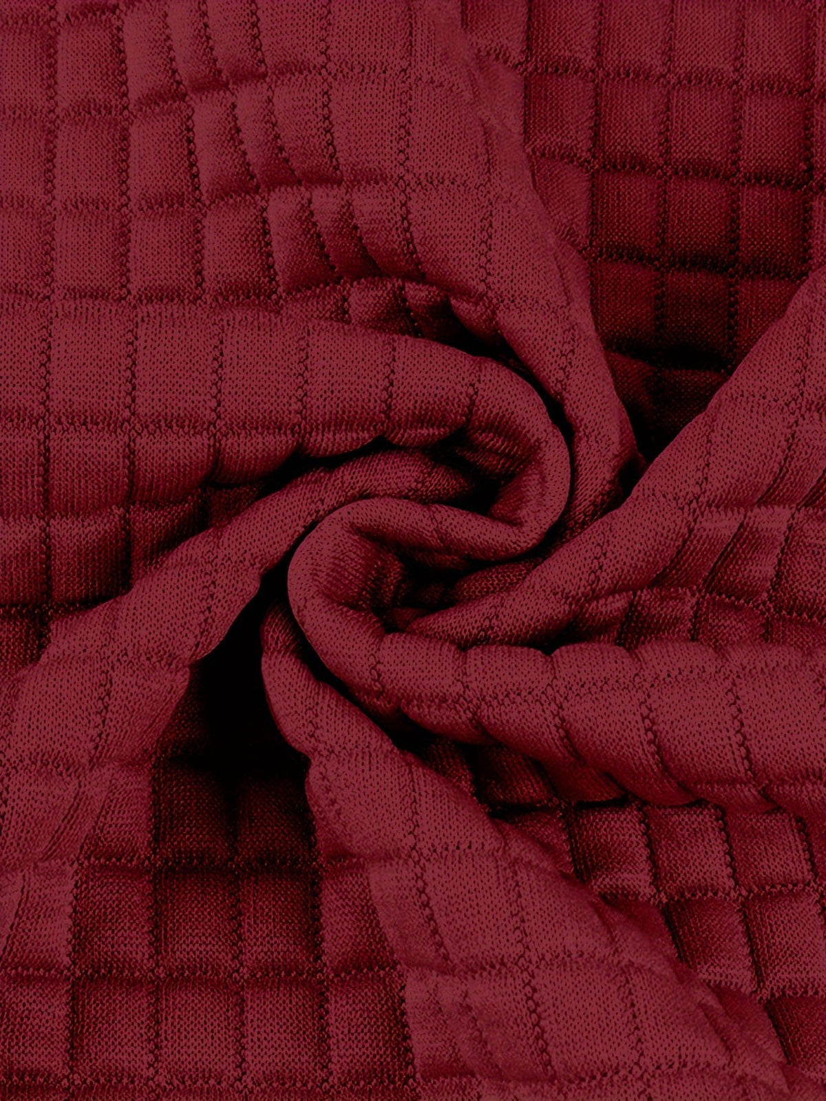 Textured Waffle Knit Hoodie