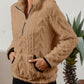 Half-Zip Textured Pullover
