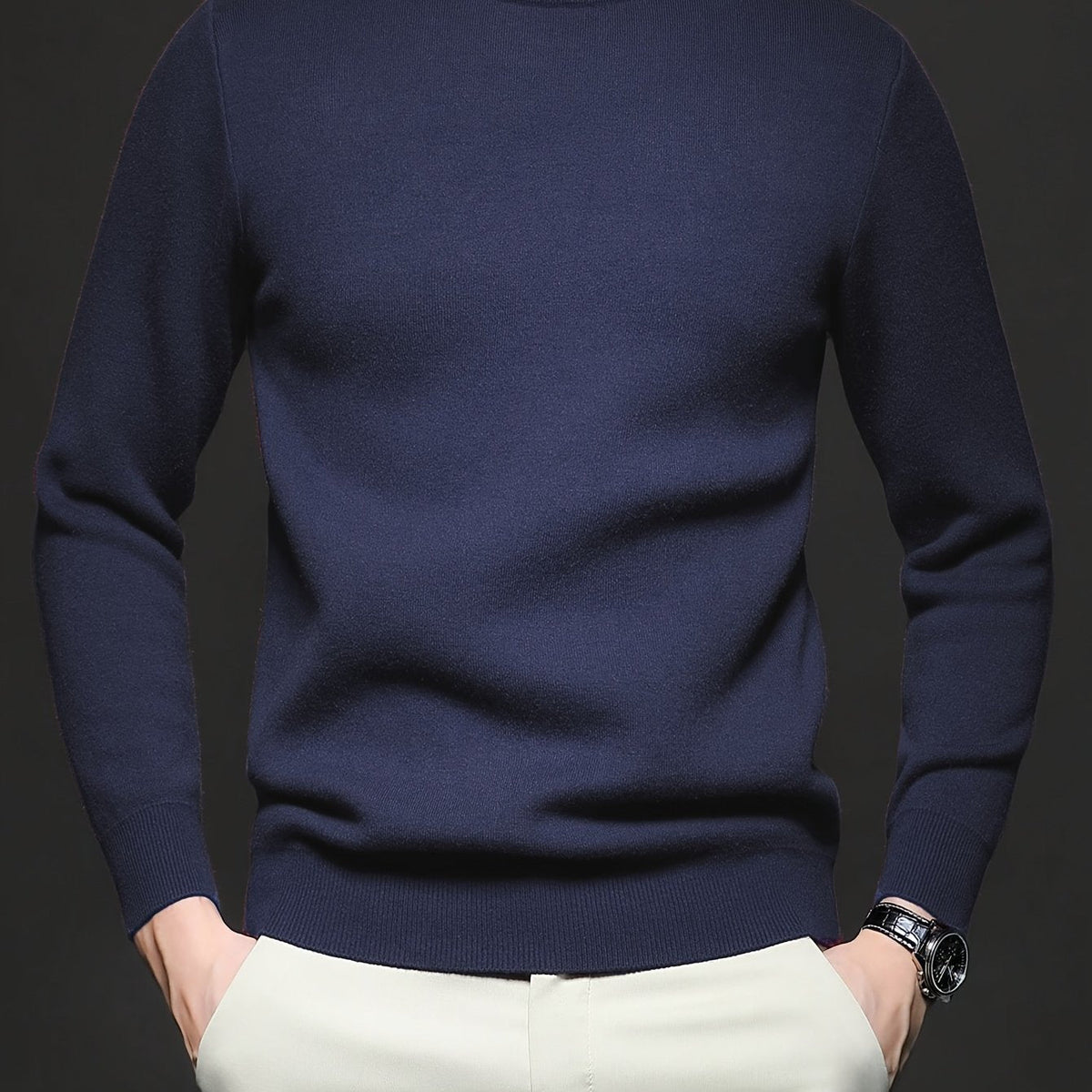 Refined High-Neck Sweater