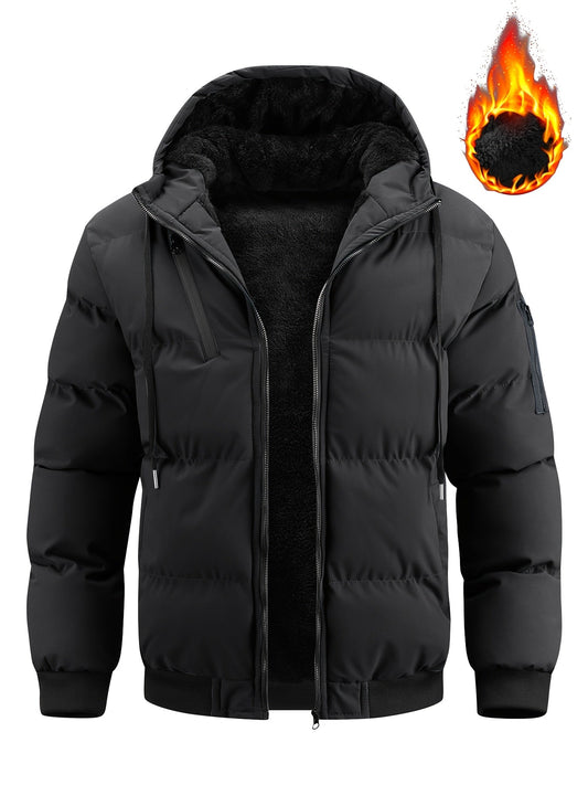 Quilted Hooded Winter Jacket