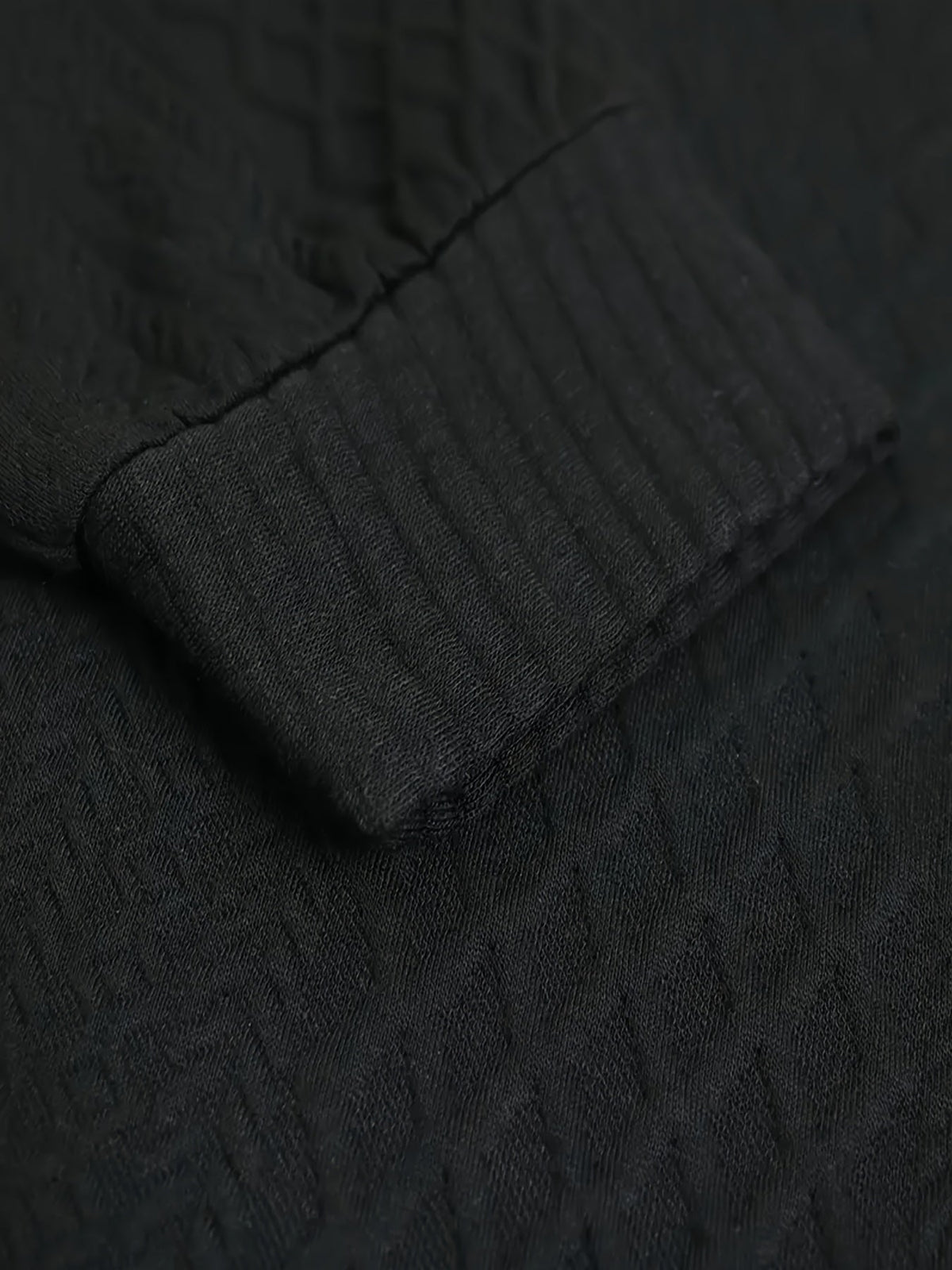 Stand Collar Button Henley Sweater