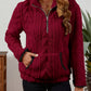 Half-Zip Textured Pullover