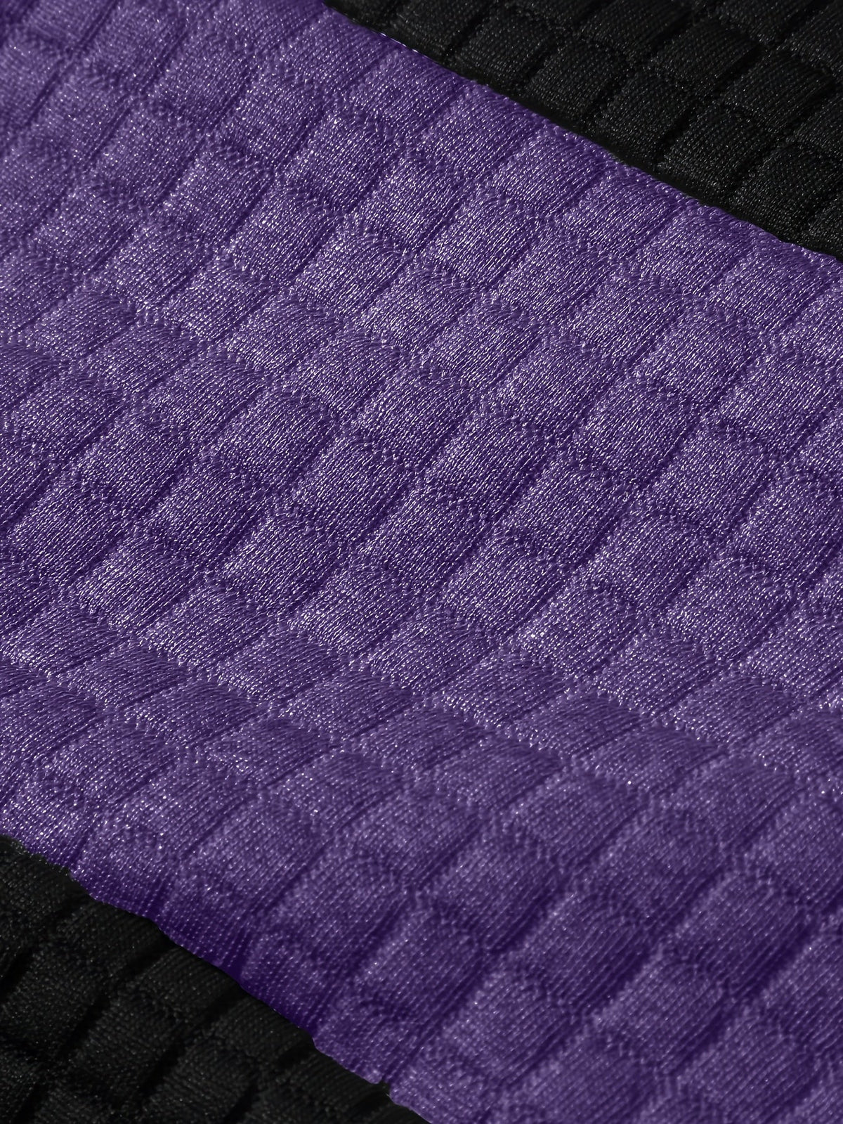 Textured Color-Block Hoodie