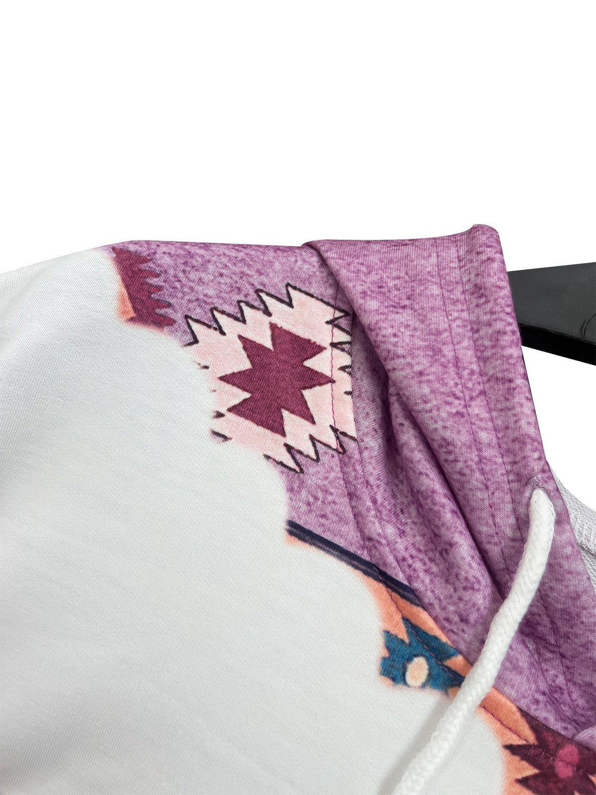 Western-Inspired Print Hoodie