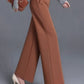 High-Waisted Wide-Leg Trousers