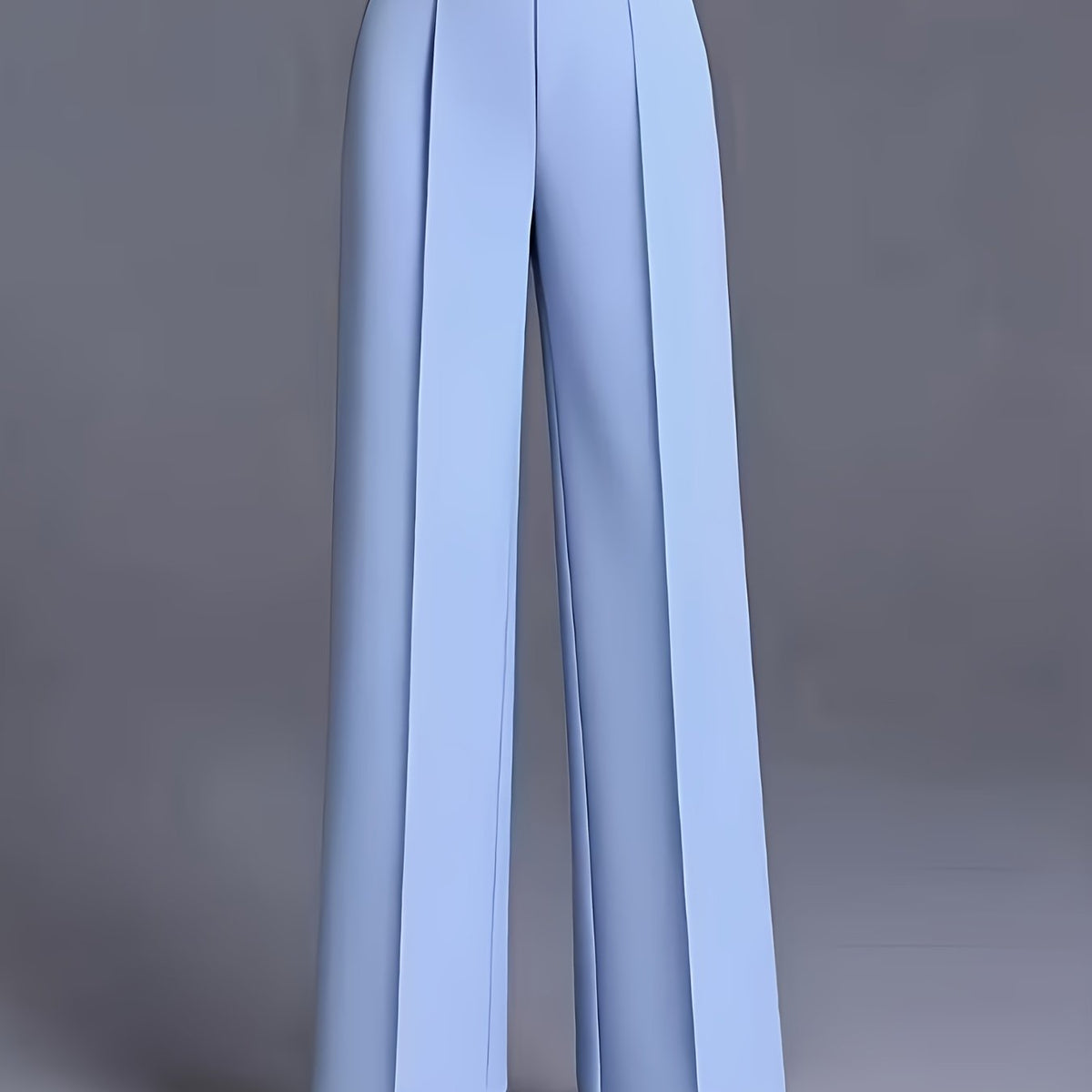High-Waisted Wide-Leg Trousers