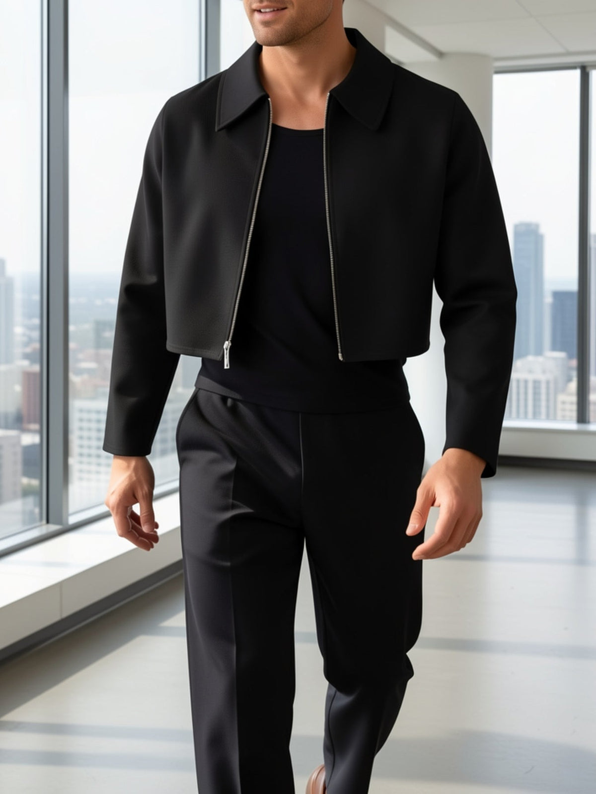 Modern Cropped Jacket