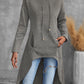 High-Low Drawstring Hoodie