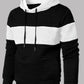 Textured Color-Block Hoodie