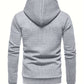 Textured Hooded Pullover
