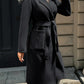 Tailored Belted Long Coat