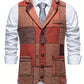 Patchwork Herringbone Waistcoat
