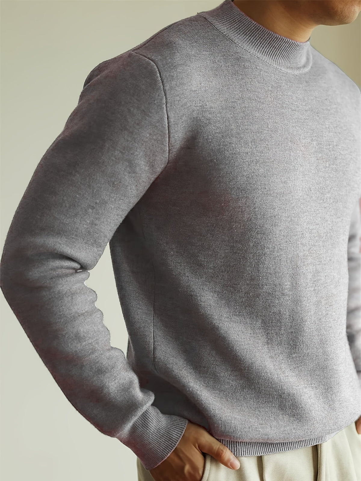 Refined High-Neck Sweater