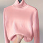 High-Neck Lined Sweater