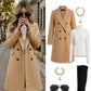 Mid-Length Double-Breasted Coat
