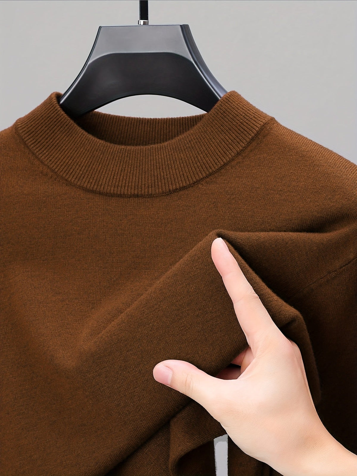Refined High-Neck Sweater