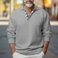 Polo-Collar Sweatshirt