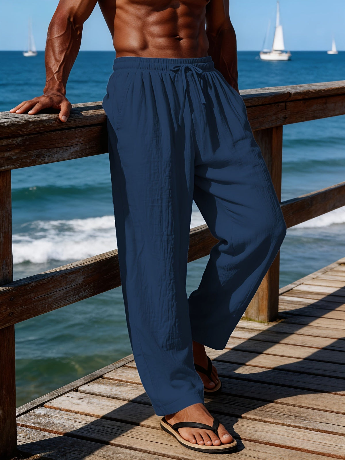 Relaxed Drawstring Pants