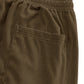 Relaxed Straight-Leg Ribbed Trousers