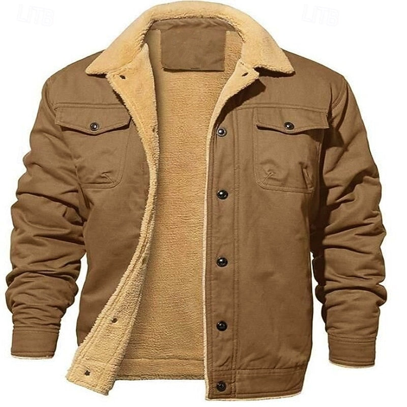 Sherpa-Lined Trucker Jacket