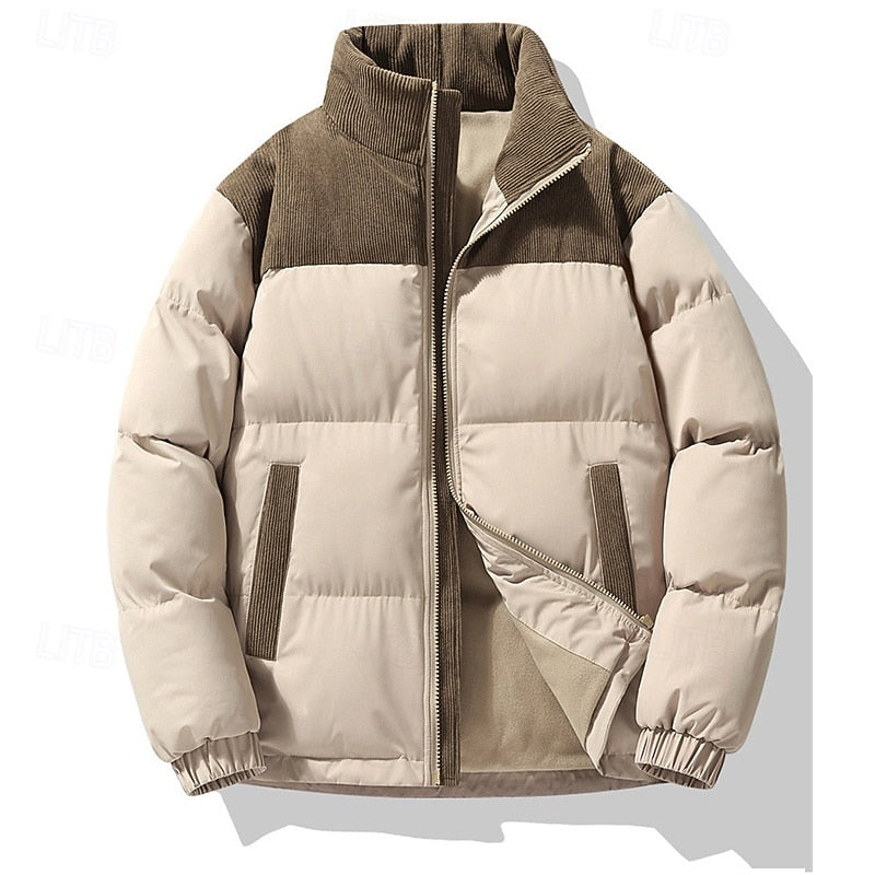 Insulated Stand-Collar Puffer Jacket