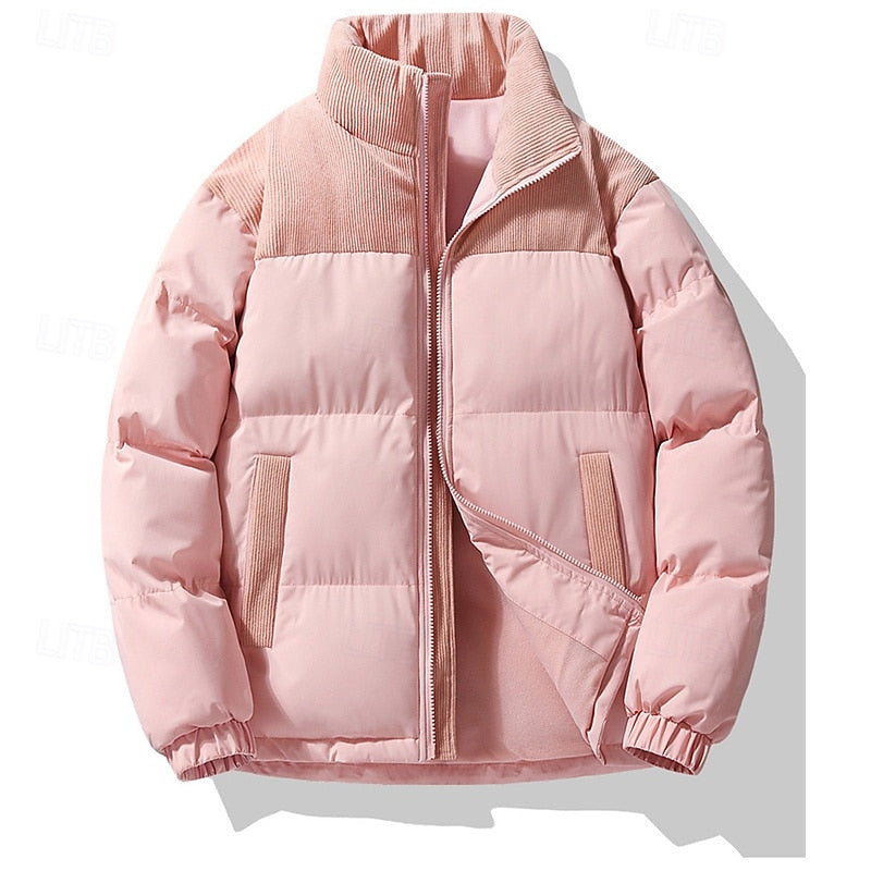 Insulated Stand-Collar Puffer Jacket