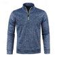 Quarter-Zip Textured Pullover Sweater