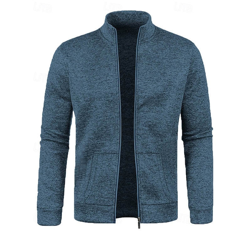 Full-Zip Stand Collar Jacket