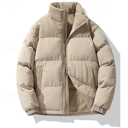 Insulated Stand-Collar Puffer Jacket