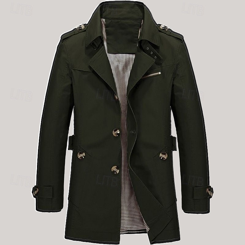 Single-Breasted Trench Coat