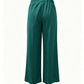 High-Waisted Wide-Leg Trousers