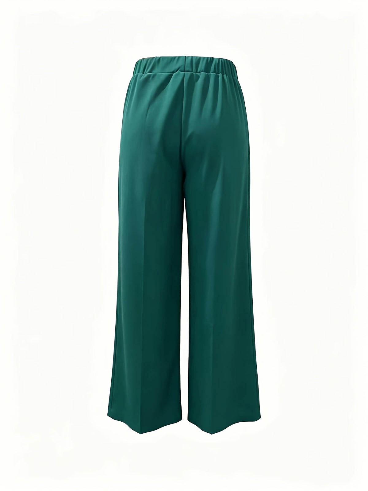 High-Waisted Wide-Leg Trousers