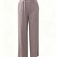 High-Waisted Wide-Leg Trousers