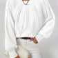 Relaxed Cable-Knit Sweater