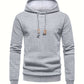 Textured Hooded Pullover