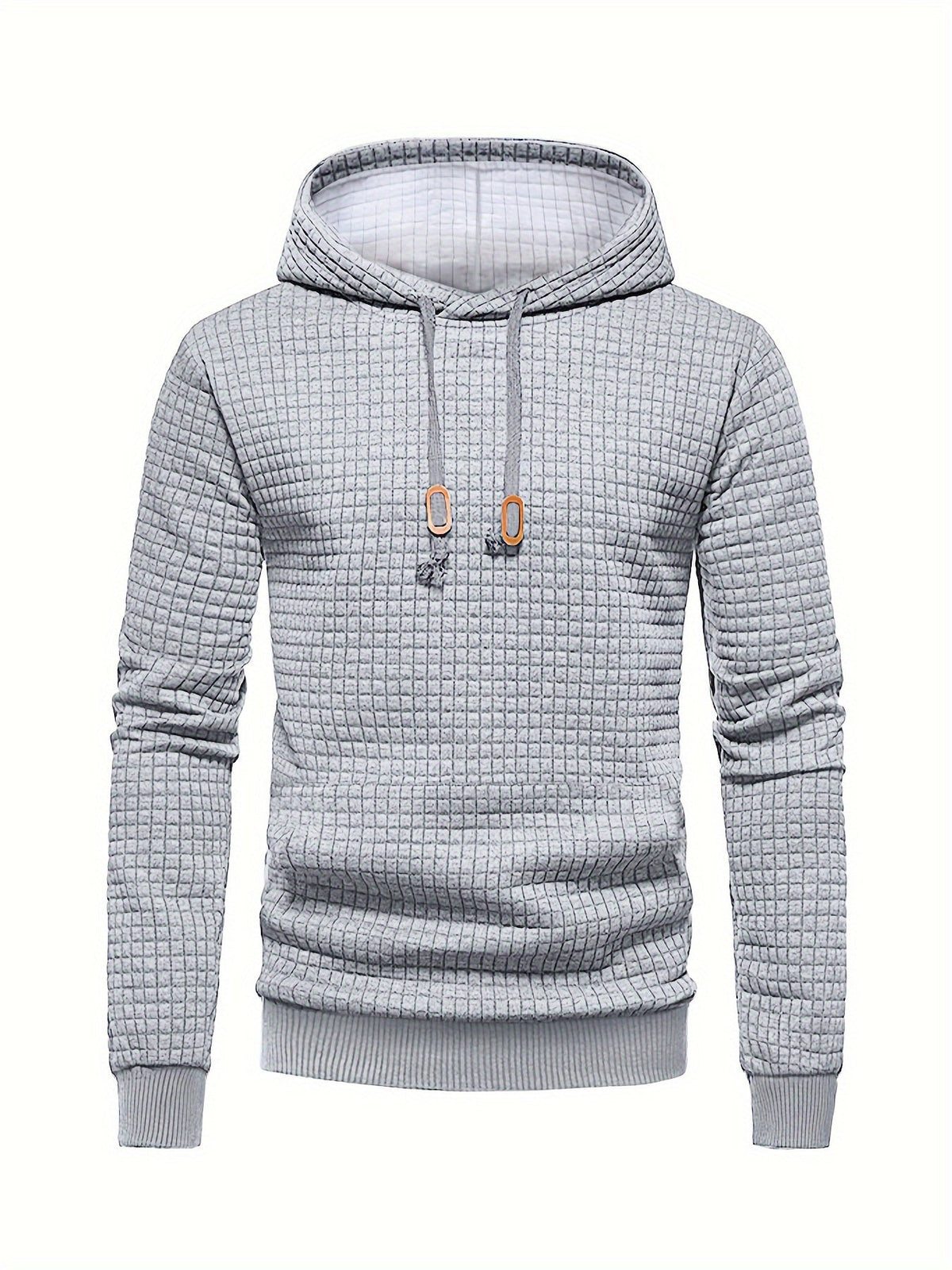 Textured Hooded Pullover