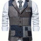 Patchwork Herringbone Waistcoat