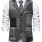 Patchwork Herringbone Waistcoat