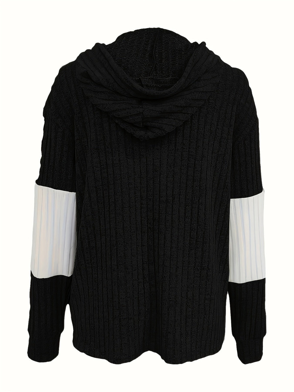 Color-Block Zip-Up Hoodie