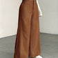High-Waisted Wide-Leg Trousers