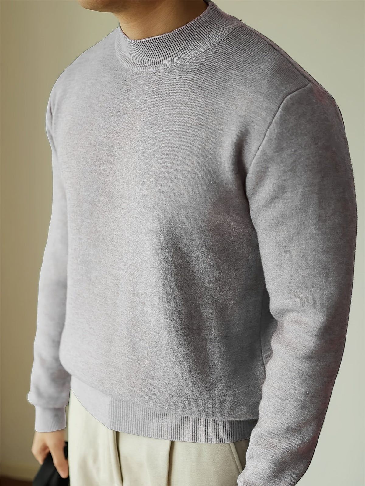 Refined High-Neck Sweater
