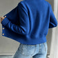 Cable-Knit Button-Front Cardigan