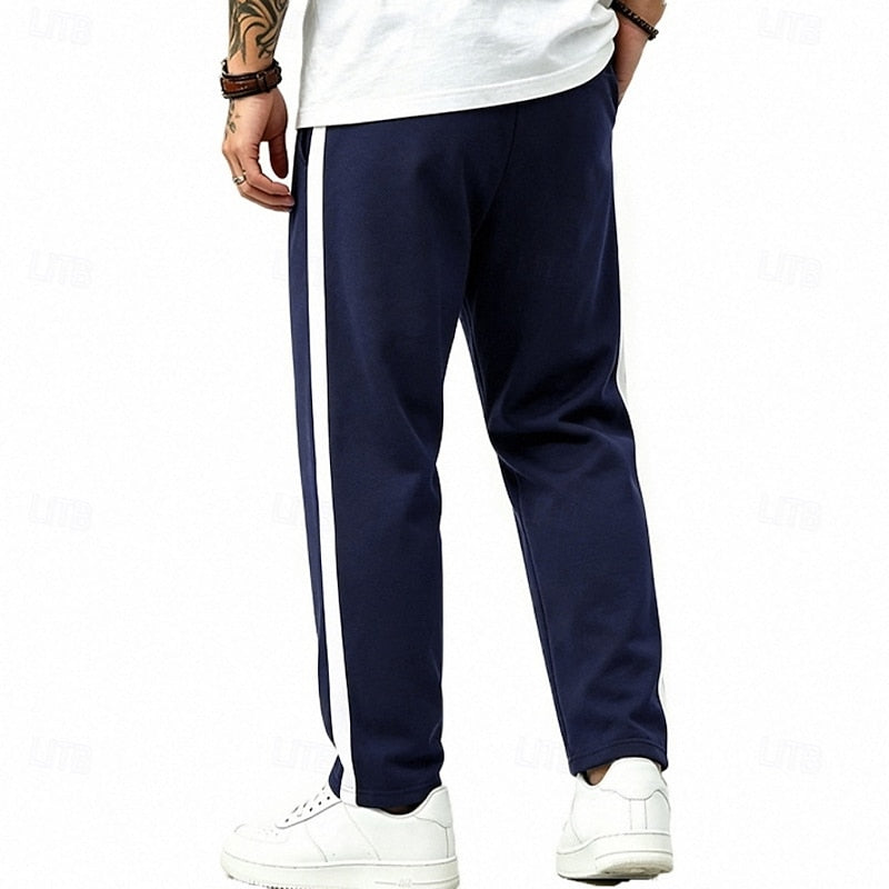 Relaxed Side-Stripe Sweatpants