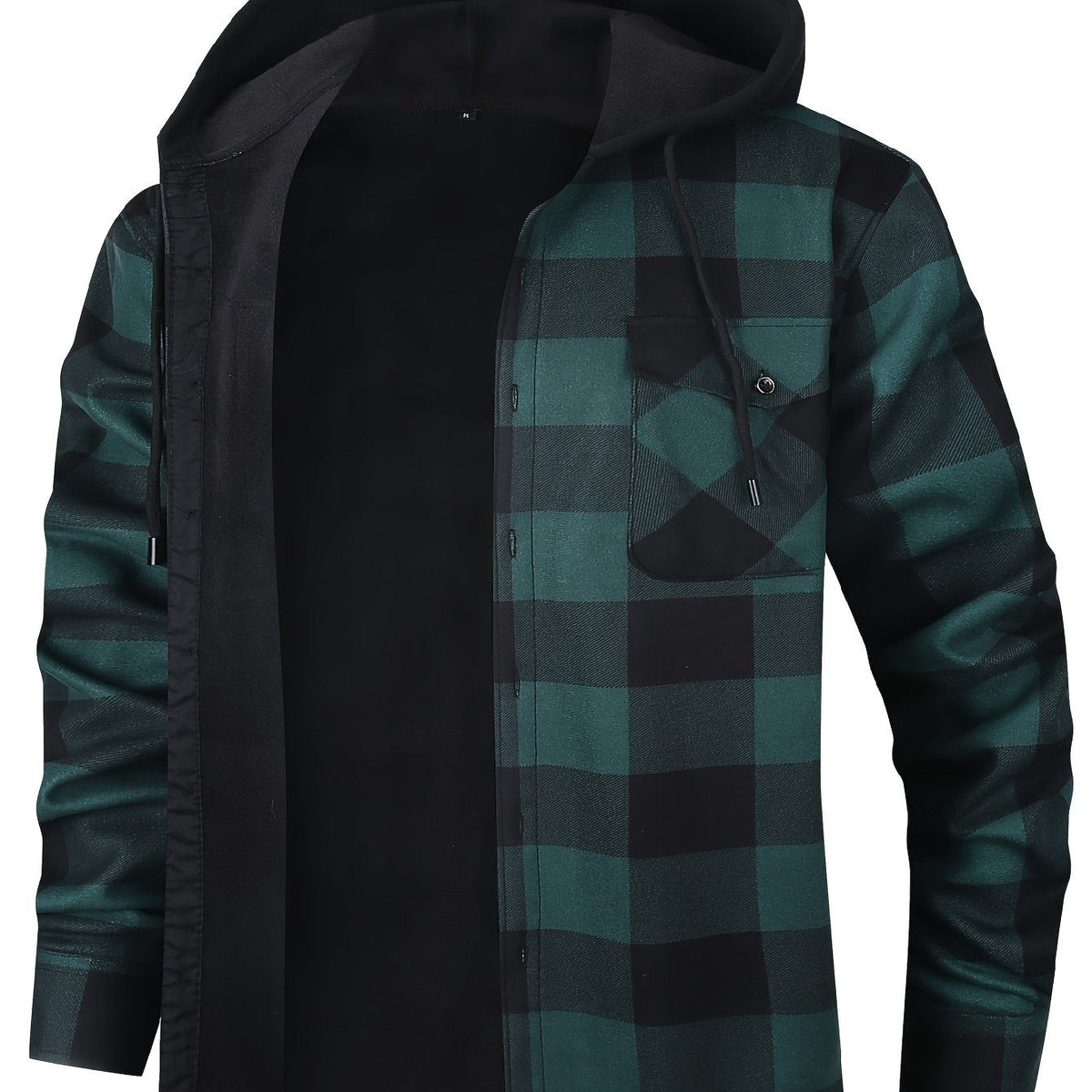 Hooded Check Shirt Jacket