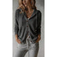 Hooded Button-Front Cardigan