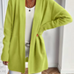 Relaxed Open-Front Cardigan